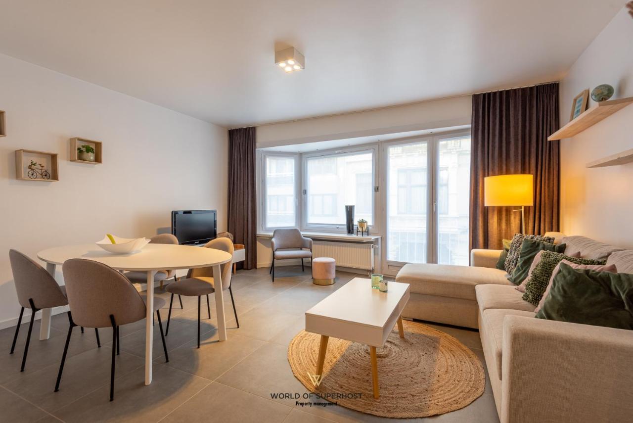 Spacious Apartment Closeby The Sea Up To 6 People! Ostende Exteriér fotografie