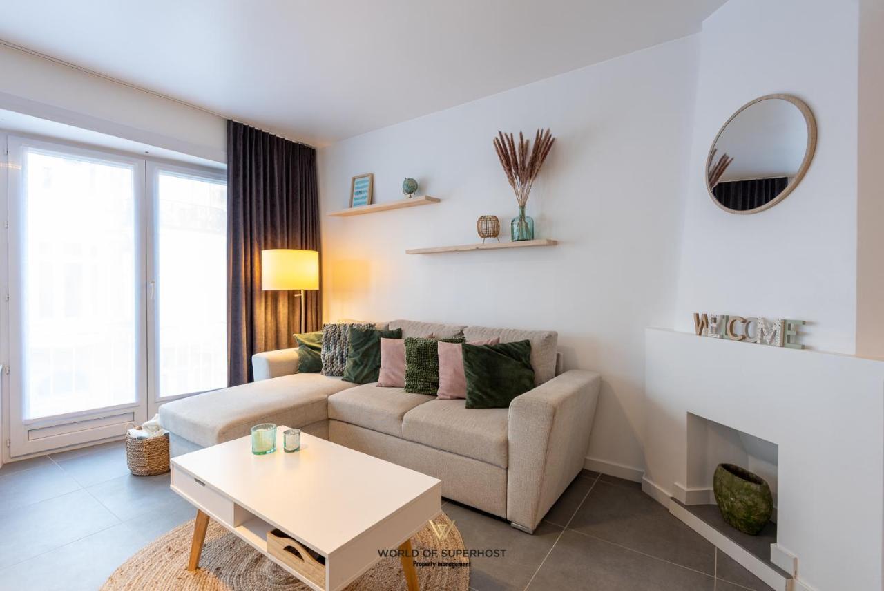 Spacious Apartment Closeby The Sea Up To 6 People! Ostende Exteriér fotografie