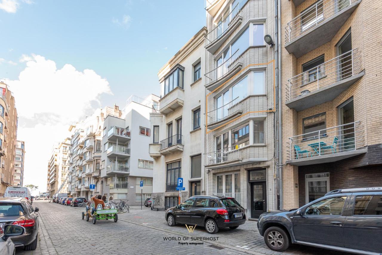 Spacious Apartment Closeby The Sea Up To 6 People! Ostende Exteriér fotografie